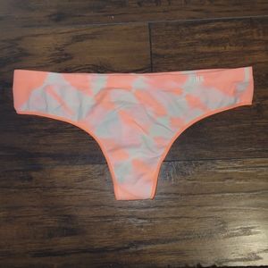 NWOT PINK tie-dye Thong